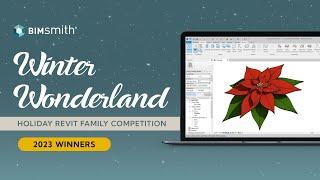 Introducing the Winners for the 2023 BIMsmith Winter Wonderland Holiday Revit Family Competition