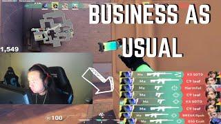 C9 Xeppaa BUSINESS AS USUAL // PRO 10 MANS | VALORANT Clips