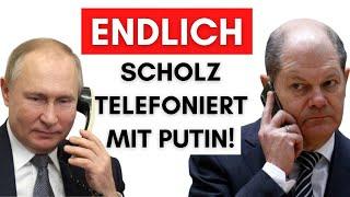 Telefonat zwischen Scholz & Putin – Der Grund ist brisant!