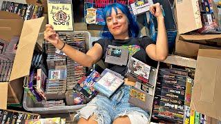 We Bought A BRUTALLY Large Video Game Collection!