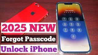 2025 NEW Forgot Passcode Unlock All iPhone 100% Success | How To Remove iPhone Passcode