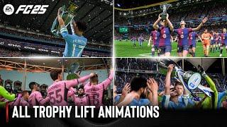 EA Sports FC 25 | All Trophy Lift Animations