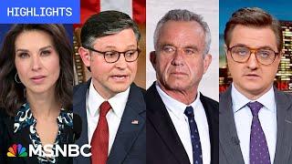 Trump Transition Coverage - Jan. 3 | MSNBC Highlights