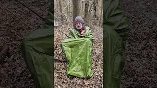 Emergency Blanket Sleeping Bag #edc #survival #survivalblanket #prepper #griddown #offgrid #shtf