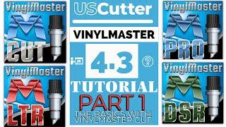 How to use Vinyl Master 4.3 Part 1 -  Basic Layout & with Vinyl Master Cut