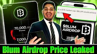 Blum Airdrop Price Leaked | Blum Listing Date and Price | Blum Airdrop Withdraw Bank Account