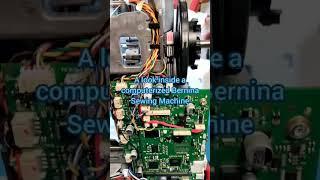 Inside a Bernina Sewing Machine During Service Repair
