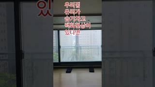 창문유리 앞이 점점보이지않고 백화현상 습기찬거처럼 보인다면