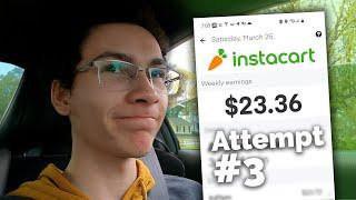 I came crawling back to Instacart - Professional shopping POV #3