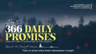 366 DAILY PROMISES | Day 317 | With Apostle Dr. Paul M. Gitwaza (English Subtitle Version)