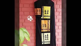 Hand painted Kurti or Kameez designs|| Hand painting designs|| #handpainted #kurti #fabric #design