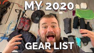 BIG HIKER 2020 Gear List: Post PCT (PACIFIC CREST TRAIL)