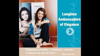 Aishwarya Rai's modelling & brand endorsements | Longines | 2004 | photoshoot in New Delhi