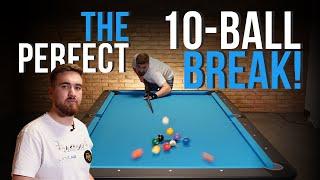 Semi-Pro Player Daniel Guttenberger shows how to break a 10 Ball rack perfectly!