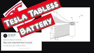 Tesla tabless battery patent explained