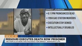 Missouri executes Ernest Johnson for 1994 triple murder