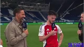 MOTIVATES MARTINELLI ? Declan Rice & Rio Ferdinand Post Match interview | Atalanta 0-0 Arsenal