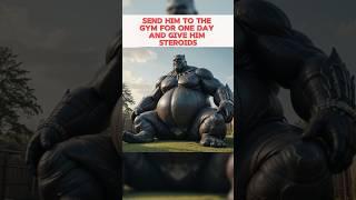Giant Black Panther To Gentle Heros-Edition Transform #shorts #transformation #animals #shortvideo