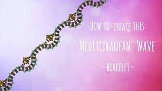 How to create this Mediterranean wave bracelet | Seed Beads | Half-Tila