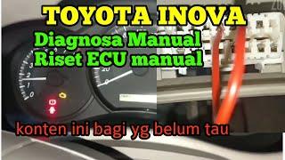 Mudah tanpa scanner ...! memeriksa kerusakan dan riset ECU di mobil Innova