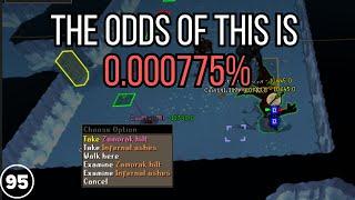 The odds of this is 0.000775%... | OSRS Ironman Progress | Casually Maxing Ep. 95