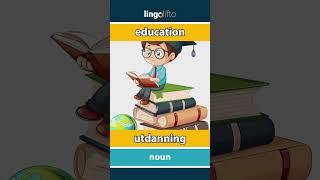  education - utdanning : vocabulary builder : learn English : la oss lære engelsk