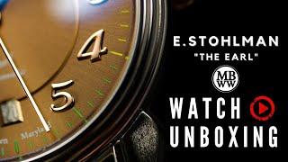 E. Stohlman the Earl, chocolate dial luxury automatic watch unboxing