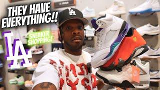 EVERYTHING'S AVAILABLE HERE!! GRAPES, CEMENTS, FERRARI'S & MUCH MORE! SNEAKER SHOPPING IN CALIFORNIA