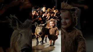 Baby Fashion Show #baby #cute #animals #fashion #fashiontrends #desfile #babyboy #cutebaby #animal