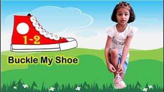 One two buckle my shoe |Nursery Rhyme with Lyrics for kids