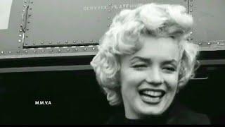 Marilyn Monroe in Korea to entertain the troops, Feb 1954 - Silent footage #movie #star