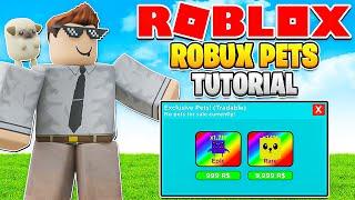 Robux Pets! How to Make a Simulator in Roblox Episode 45