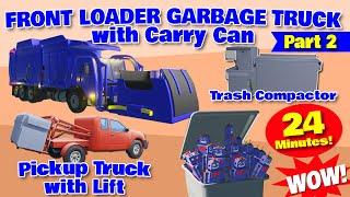 Front Loader Garbage Truck in Our Learning Neighborhood - Part 2