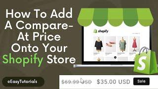 How To Add A Compare-At Price Onto Your Shopify Store (2024)