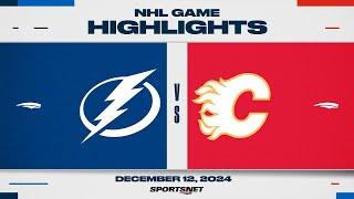 NHL Highlights | Lightning vs. Flames - December 12, 2024