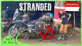 Disaster in Indonesia | We're STRANDED in Java with 16 Broken SPOKES! –   [SE E67]