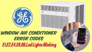 GE Window Air Conditioner Error Codes | General Electric (GE) Air Conditioner Error Codes