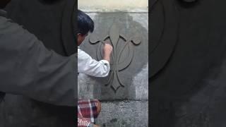 Amazing Wall Plaster Design That Looks Like Art! "#shorts #trending #viralvideo #art #