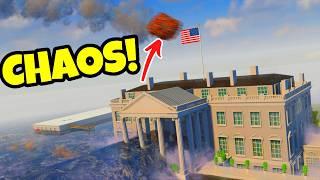 White House vs Natural DISASTER SURVIVAL! - Teardown Gameplay