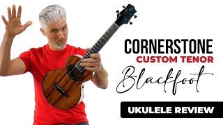 INCREDIBLE AND UNIQUE! Cornerstone Custom Uke Like The Pros Tenor Ukulele! | Ukulele Review