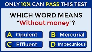 Only 10% Can Pass This Test | Match The VOCABULARY Words #1