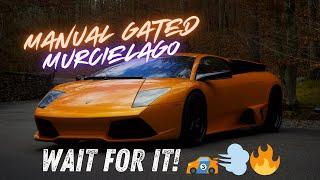 Filming an Iconic Lamborghini Murciélago | Manual Gated V12 Perfection | INSANE EXHAUST SOUNDS