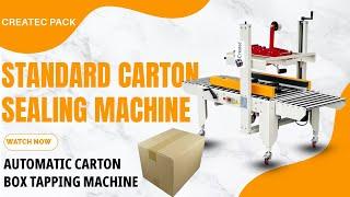 "Automatic Carton Box Tapping Machine | Box Packing Machine Demo"