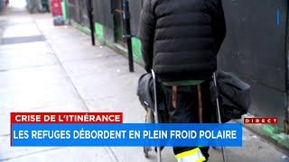 «On est au Québec, on n’est pas dans un pays chaud»: les refuges débordés à Montréal en plein froid