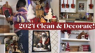 2024 Christmas Clean & Decorate Kitchen with me! Gingerbread Kitchen Theme | Shyvonne Melanie TV