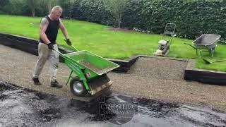 Tar and Chip Driveway Installation by Creative Driveways