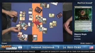 2013 Magic World Championship Final: Reid Duke vs. Shahar Shenhar (Modern)