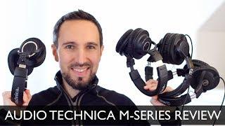 Audio Technica ATH M20X, M30X, M40X, M50X M-Series Group Review & Comparison