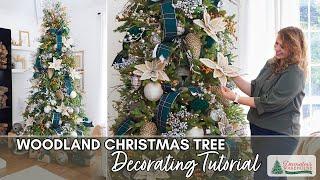 Woodland Christmas Tree Decorating Tutorial | Neutral Christmas Decor