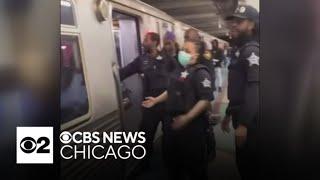 Video shows brawl on CTA Red Line train